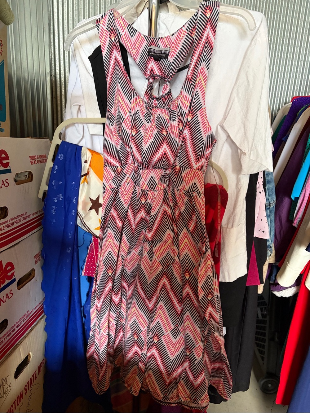 Women’s Beautiful Allison Britney Sleeveless Racerback Dress. Beautiful Colors.